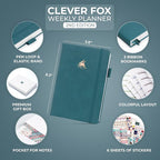 Clever Fox Planner 2nd Edition – Colorful Weekly & Monthly Goal Planner - Image 2