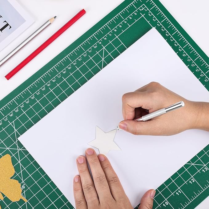 CLOYAN Cutting Mat 12"x18", 1 Pack Double-Sided 5-Ply Self Healing Sewing - Image 5