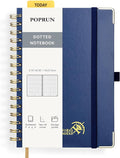 POPRUN Spiral Dotted Journal Notebook, by POPRUN