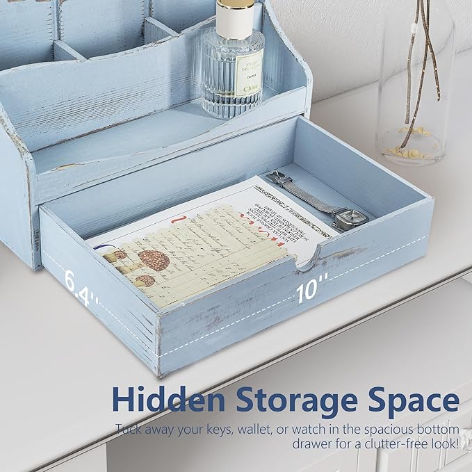 Rebee Vision Pine Wooden Mail Organizer - Image 5