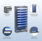 OUTWOLF 10 Tier Hanging Wall File Organizer Wall Mount Paper Document Folder - Image 7