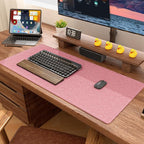 Auhoahsil Felt Desk Mat, Minimalist Large Mouse Pad XL 31.5 x 11.8 in, Desk Matt - Image 6