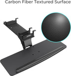 EUREKA ERGONOMIC Height Adjustable Mouse & Keyboard Tray Under Desk, 28x10'' - Image 7