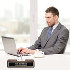 Business Wood Name Plate for Desk | Custom Desk Name Plate Personalized Gift - Image 6
