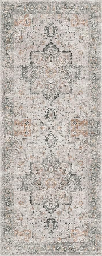 GENIMO 3x12 Runner Rugs for Hallway, Machine Washable Non Slip Vintage Rugs - Image 6