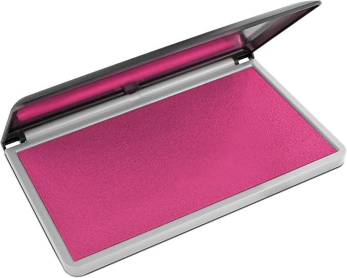 MaxMark Large Premium Pink Ink Stamp Pad by Maxmark