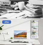 EasyPAG Wall File Organizer for Office 14 Pocket Mesh Wall Mounted Paper - Image 6