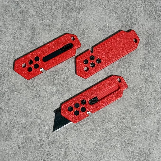 XHM Awesome Small Box Cutter Retractable Blade Ultility Knife, - Image 6