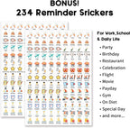 Mokani Small Desk Calendar 2026-2027, Desktop Calendar Jul.2026-Dec.2027 | 18 Months Academic Flip Standing Calender with Stickers & US Holidays Marked (8"x6")