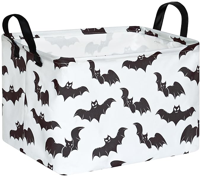 FUULOXE Halloween Bat Storage Basket by Unknown
