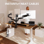 huanuo triple monitor mount for 17 to 32, package contents