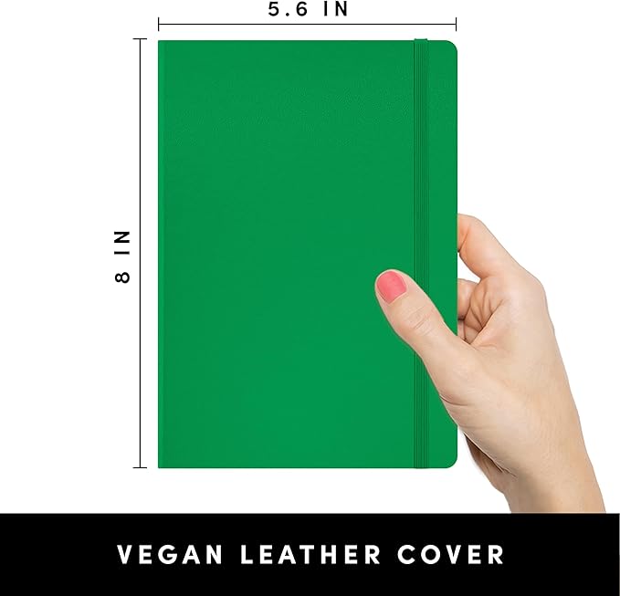 PAPERAGE Lined Journal Notebook, 160 Pages, Medium 5.6 in x 8 in - Image 2