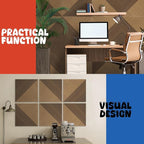 EVENRISING Acoustic Panels 6 Pack, Soundproof Wall Panels 23.6 x 23.6 Inches - Image 9