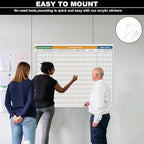 Extra Large Property Management Make Ready White Board, 36X45 Inch Big Dry - Image 6