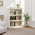 Bevfint 43 in Tall Bookcase, 3-Tier Bookshelf Open Storage, 33 inch Wide Floor - Image 2
