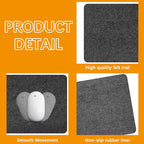 2 PCS Large Felt Desk mat, Office Computer Desk - Image 4