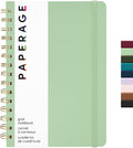PAPERAGE Graph Paper Spiral Notebook & Journal, 160 Pages, Medium 5.5 inches x by PAPERAGE