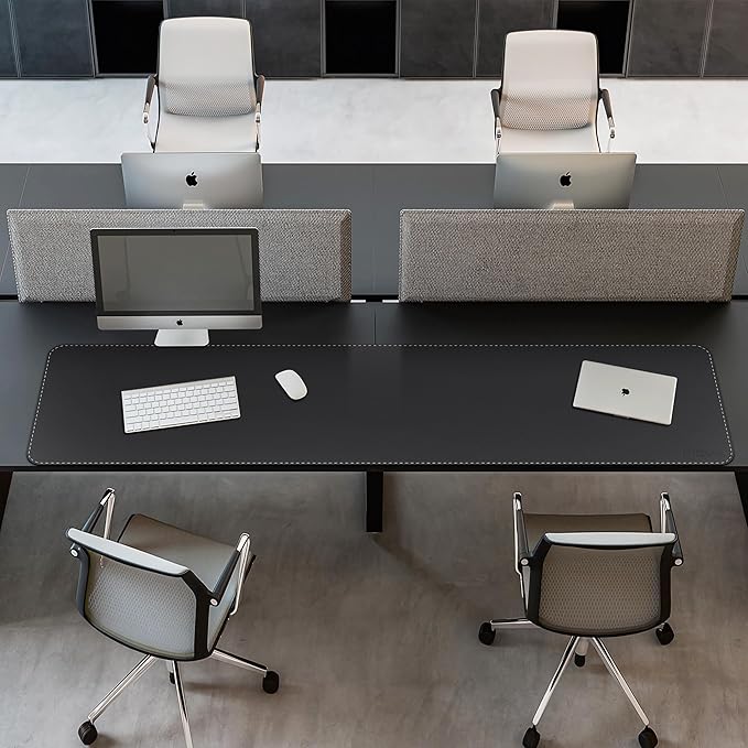 Mydours PU Leather Desk Pad, Ultra Large 67"x15.7" Desk Mat Desktop Protector - Image 5