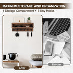 Lucundm Key and Mail Holder Wall Mount, Key Hanger - Image 6