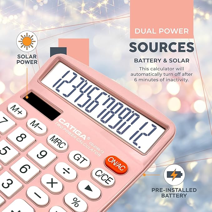 CATIGA Desktop Calculator 12 Digit - Image 4