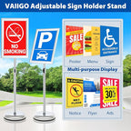 VAIIGO 6Packs Floor Standing Sign Holder Stands - Image 2