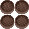 VOCOMO 3X3 Round Rubber Caster Cups, Non Slip Furniture Pads, Anti-Slip Gripper by VOCOMO