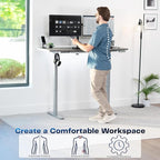 VIVO Electric 60 x 24 in Standing Desk, Memory Height Adjustment, 1B Series - Image 4
