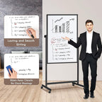 Double Sided Cork Board White Board, 32 x 48 inches Large Cork Board - Image 3