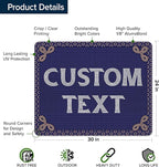 Custom Sign, Custom Street Sign, 11 Font Colors, 13 Font Styles, 4 Hole Options - Image 6