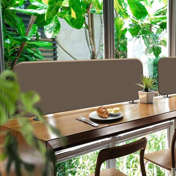 DECOLAB Desk Divider, Portable Privacy Tabletop Partition Panel - Image 7