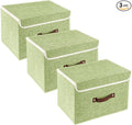 TYEERS Collapsible Storage Boxes, Washable Fabric Storage Bins by StorageOrganization
