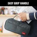JOINPRO Pencil Case, Large Capacity Pencil Case Organizer; Double Zipper - Image 6