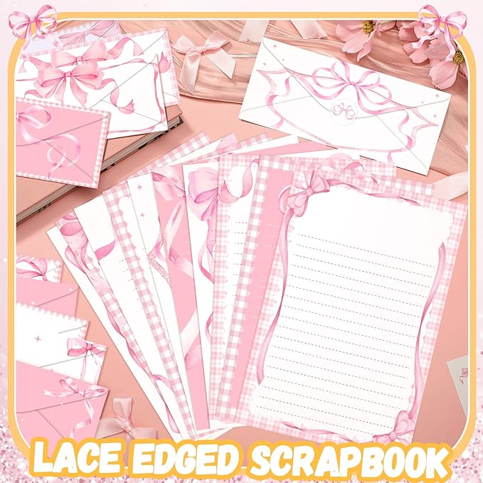 TaoBary 160 Pcs Stationery Paper Set 50 Double Sided Stationery Papers - Image 2