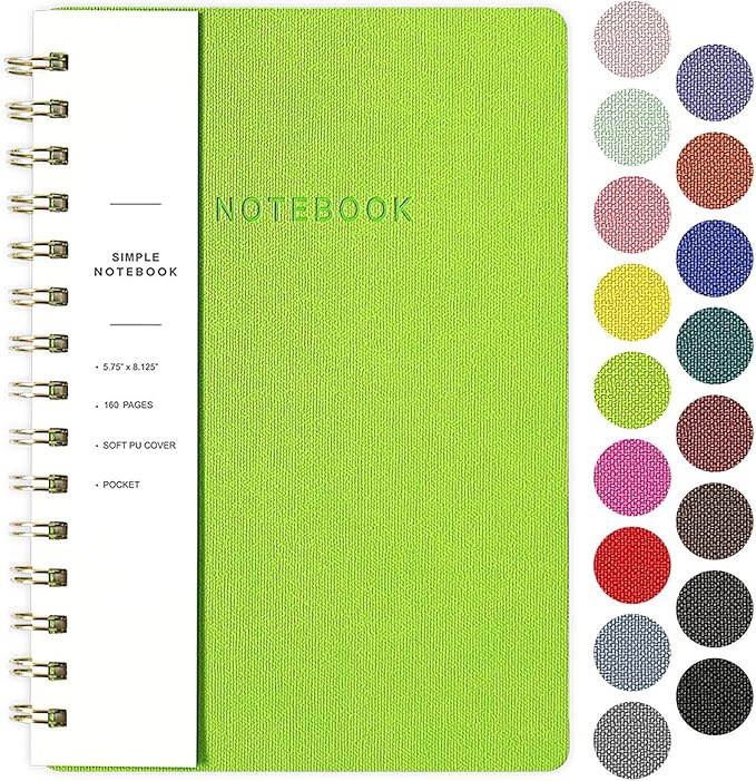 Spiral Notebook-5.75" x 8.125" College Ruled Journal by Oneirom