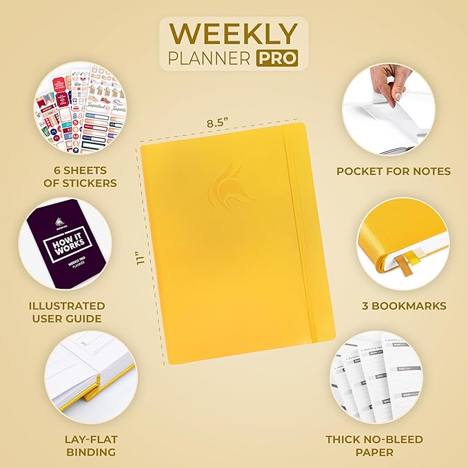 Clever Fox Planner PRO – Weekly & Monthly Life Planner to Increase Productivity - Image 2