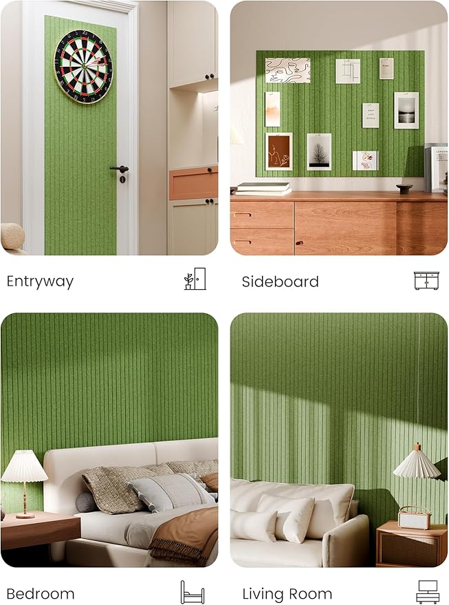 Bumusty Large Cork Board Alternative-47 x35 Felt Bulletin Board Tiles, - Image 5