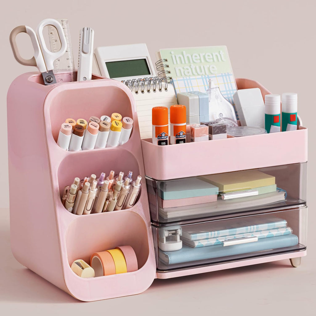 hblife desk organizer with pen pencil holder for, main product view