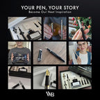 Wordsworth & Black Calligraphy Pen Gift Set, Includes Bottle, 6 Cartridges - Image 7