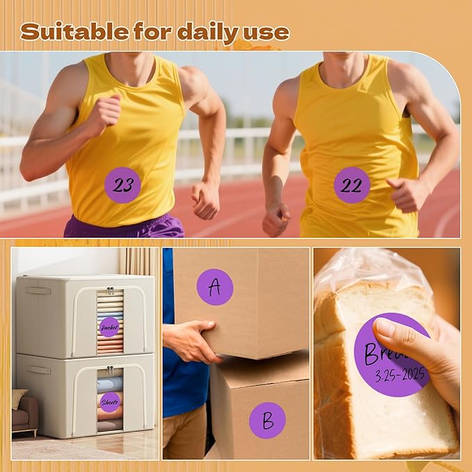 3 Inch Round Color Coding Labels - Image 7