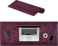 Node Leather Calfskin Leather Desk Pad – Executive Office Desk Mat by NodeLeather
