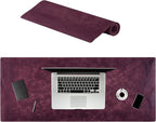 Node Leather Calfskin Leather Desk Pad – Executive Office Desk Mat by NodeLeather