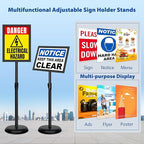 VAIIGO 4 Pack Sign Holder Stands - Image 2