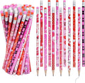 Rbenxia 48PCS Valentines Day Wooden Pencils by Rbenxia