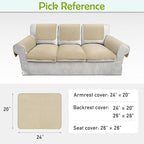Couch Arm Covers, Waterproof Armrest Cover - Image 6