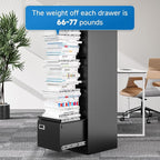 BYNSOE 4 Drawer File Cabinet - Image 9