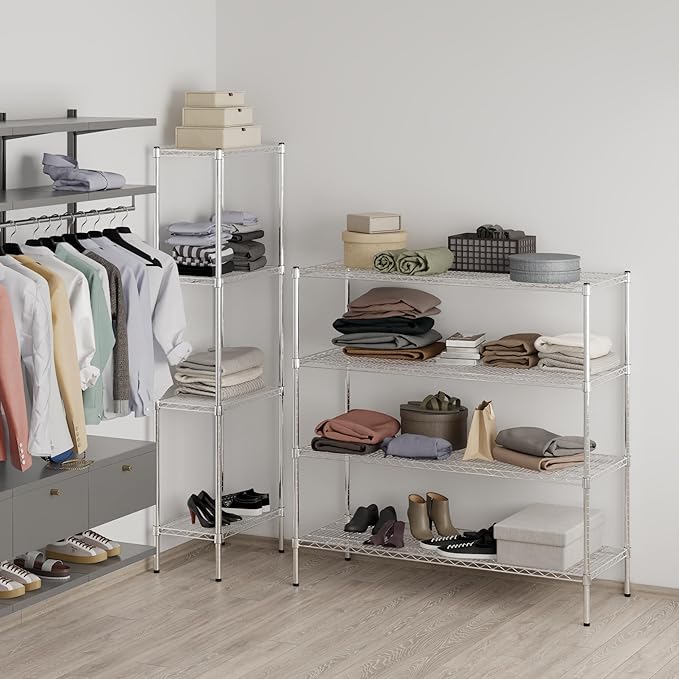 Regal Altair 21" Deep x 54" Wide x 54" Height Wire Shelving Kit | 4-Tier | NSF - Image 7