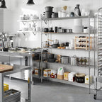 Regal Altair 14" Deep x 60" Wide x 74" Height Wire Shelving Kit | 5-Tier | NSF - Image 6