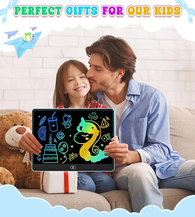 LCD Writing Tablet for Kids, 16 Inch Colorful Doodle Board Drawing Tablets - Image 7