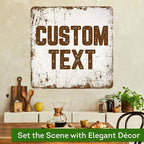 Custom Sign, Custom Street Sign, 11 Font Colors, 13 Font Styles, 4 Hole Options - Image 4