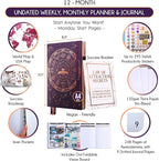 Life Planner - Undated Weekly & Monthly Planner, 12-Month Journey to Increase - Image 2